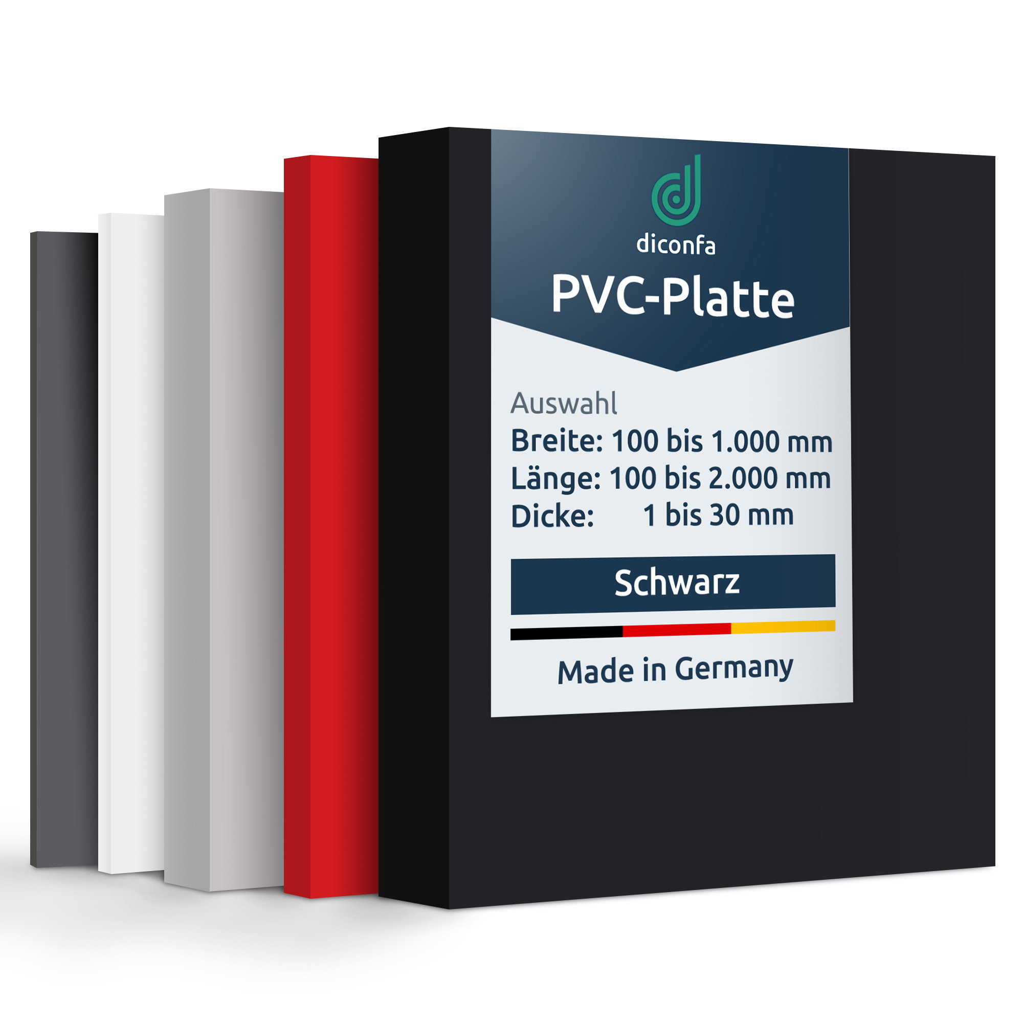 Black Rigid PVC Plastic Sheet Custom Cut