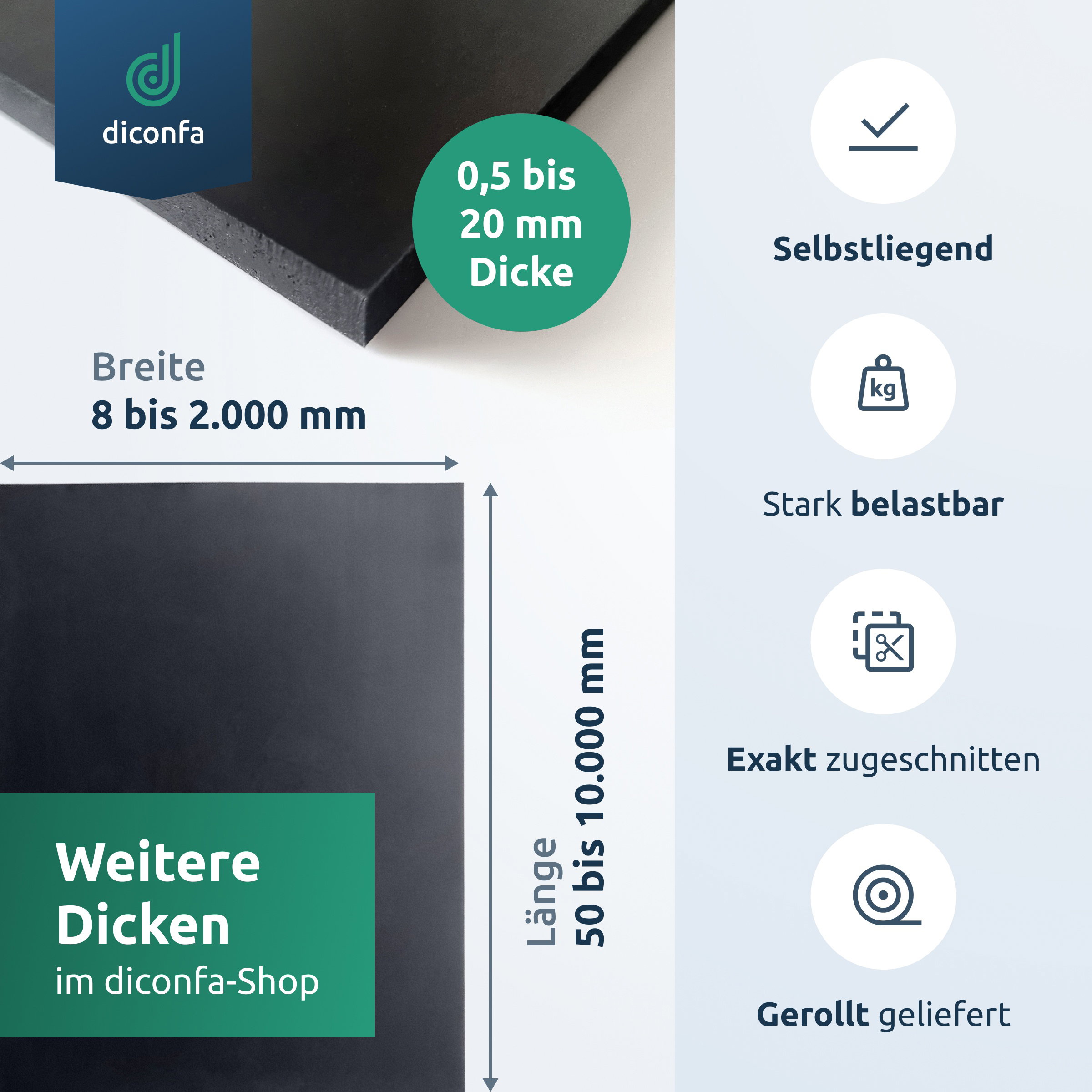 Gummimatte SBR nach Maß
