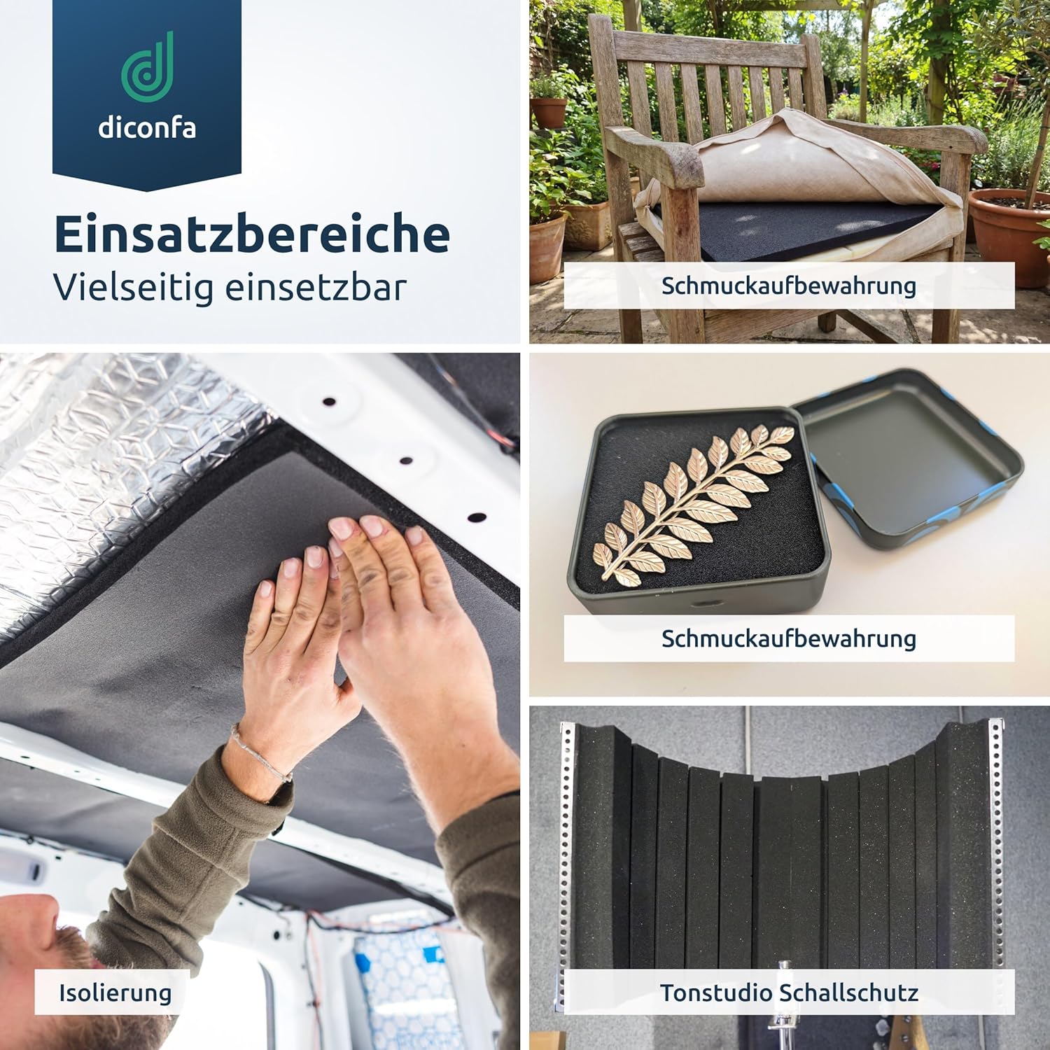 Zellkautschuk EPDM Schaumstoffplatte verschiedene Größen