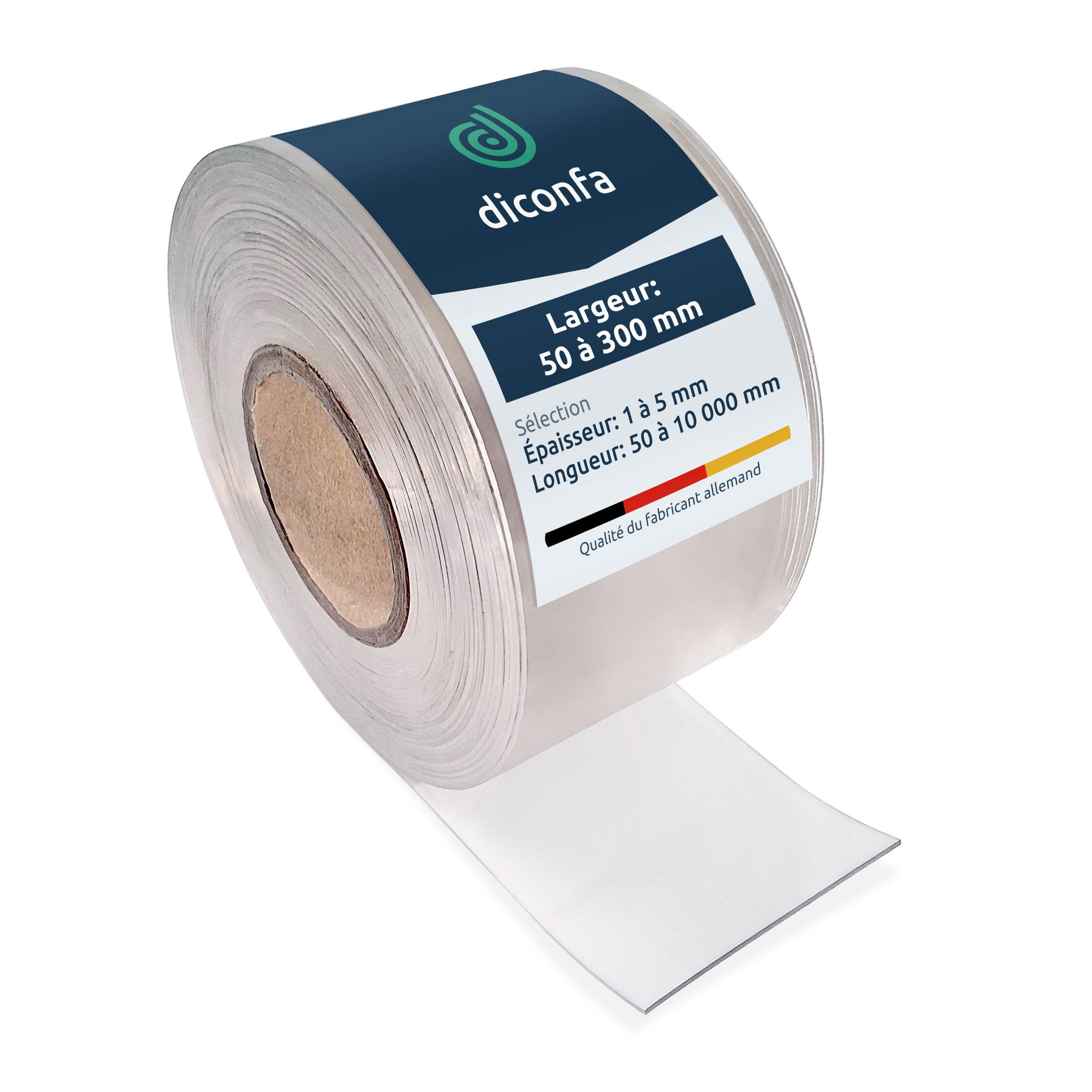 Bandes PVC diconfa transparentes sur mesure