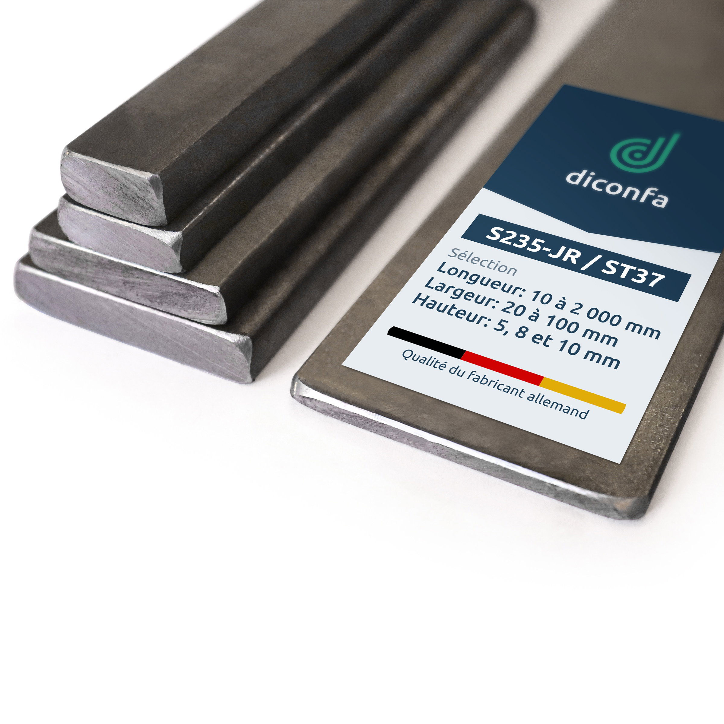 Acier plat – Fer plat S235JR ST37