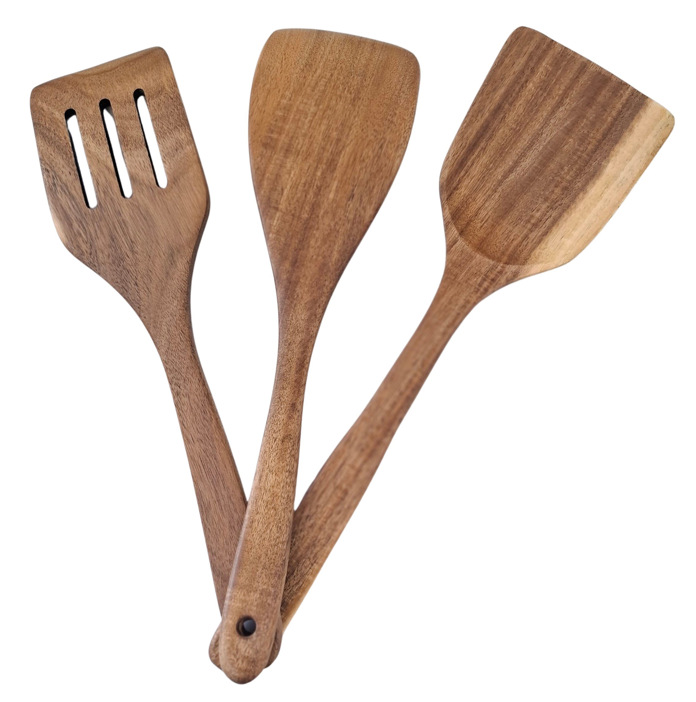 Pfannenwender Set 3-teilig Akazienholz