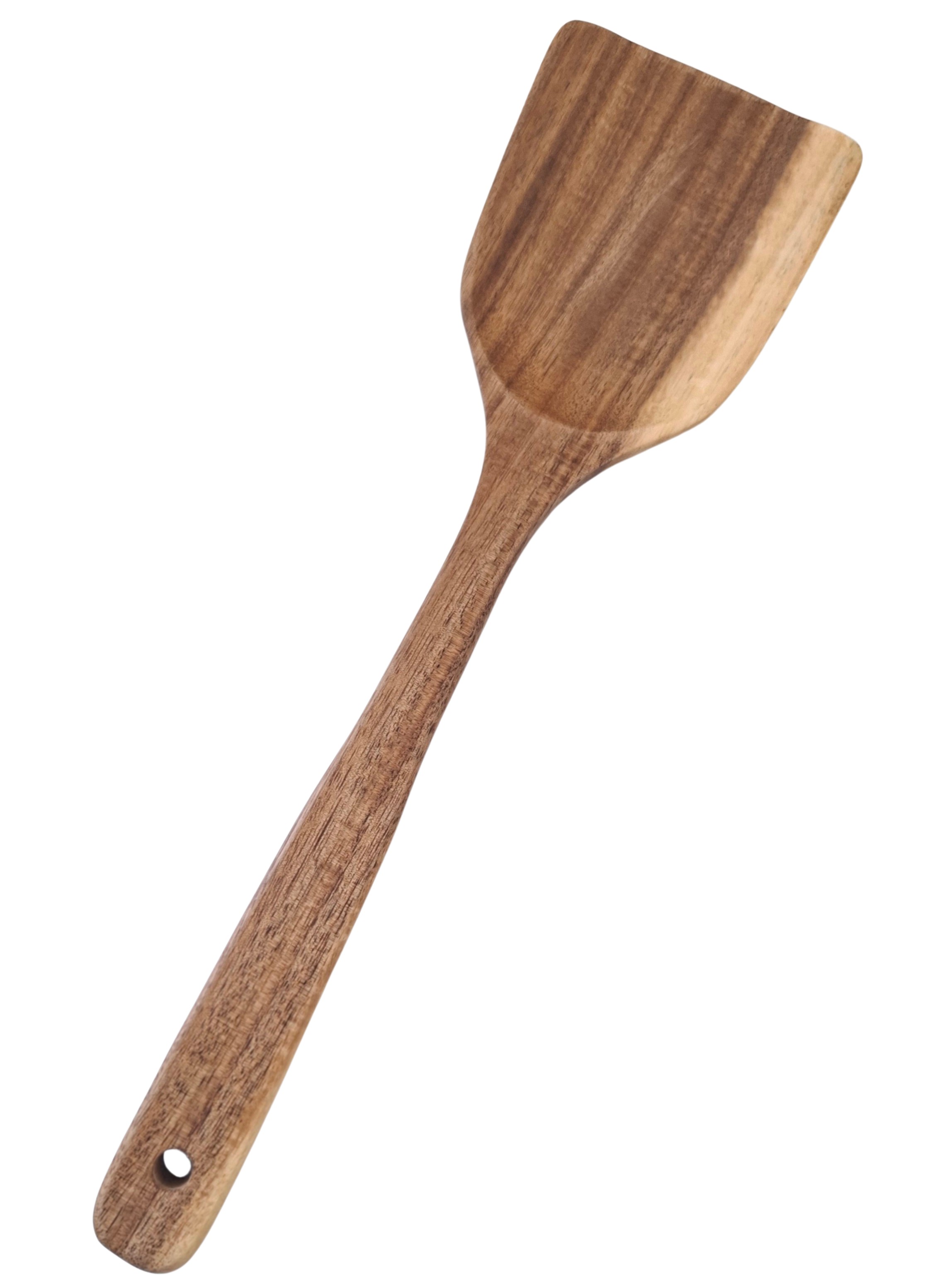 Pfannenwender mit Rand aus Akazienholz