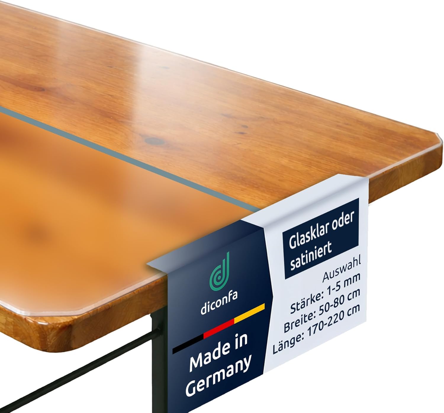 Copertura protettiva in PVC trasparente per set da birreria