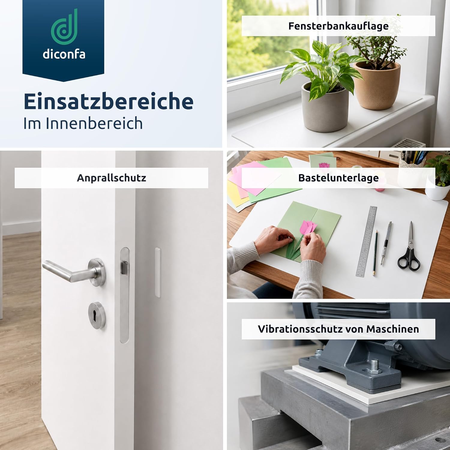 Gummistreifen EPDM/SBR weiß nach Maß