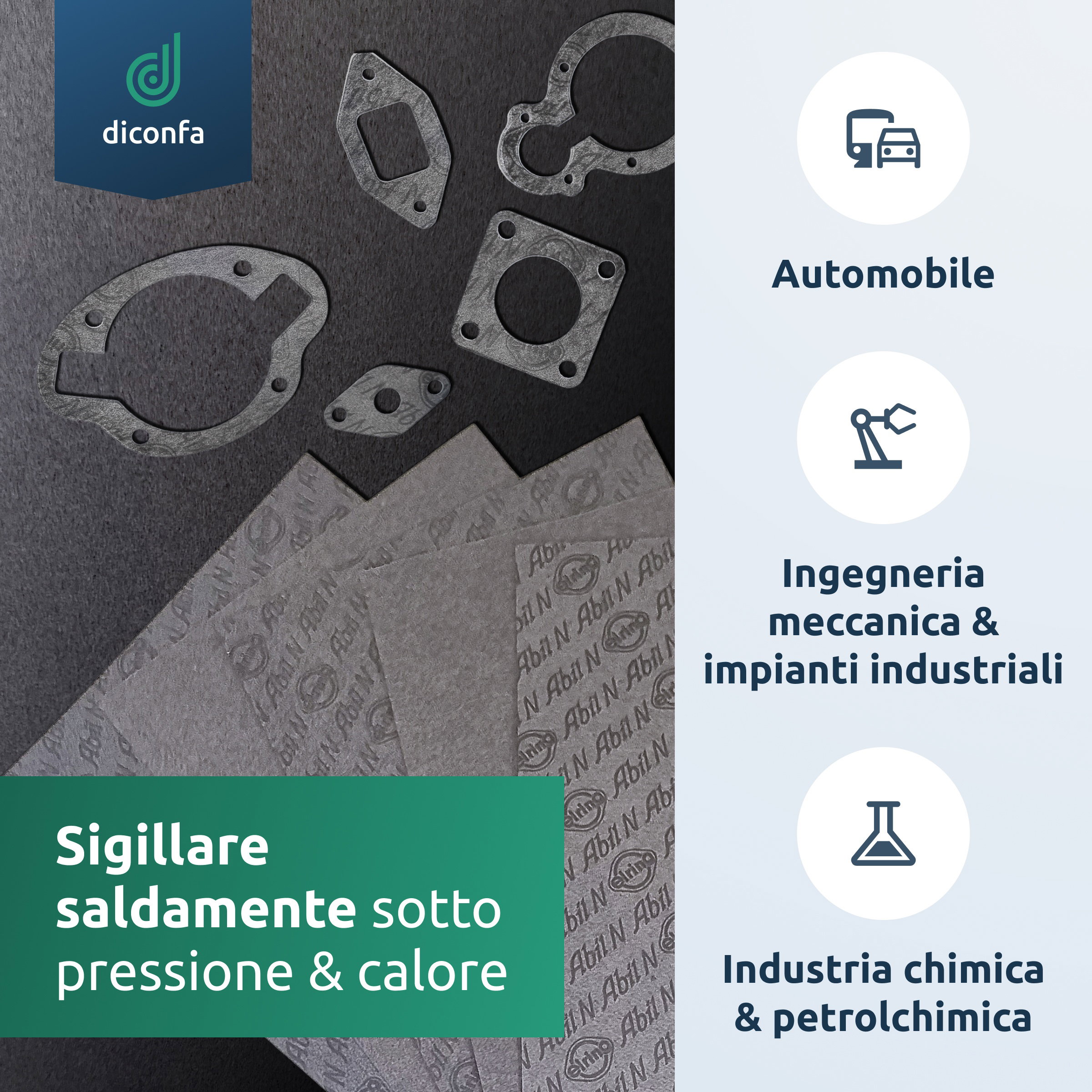 Carta per guarnizioni ABIL N – diverse dimensioni