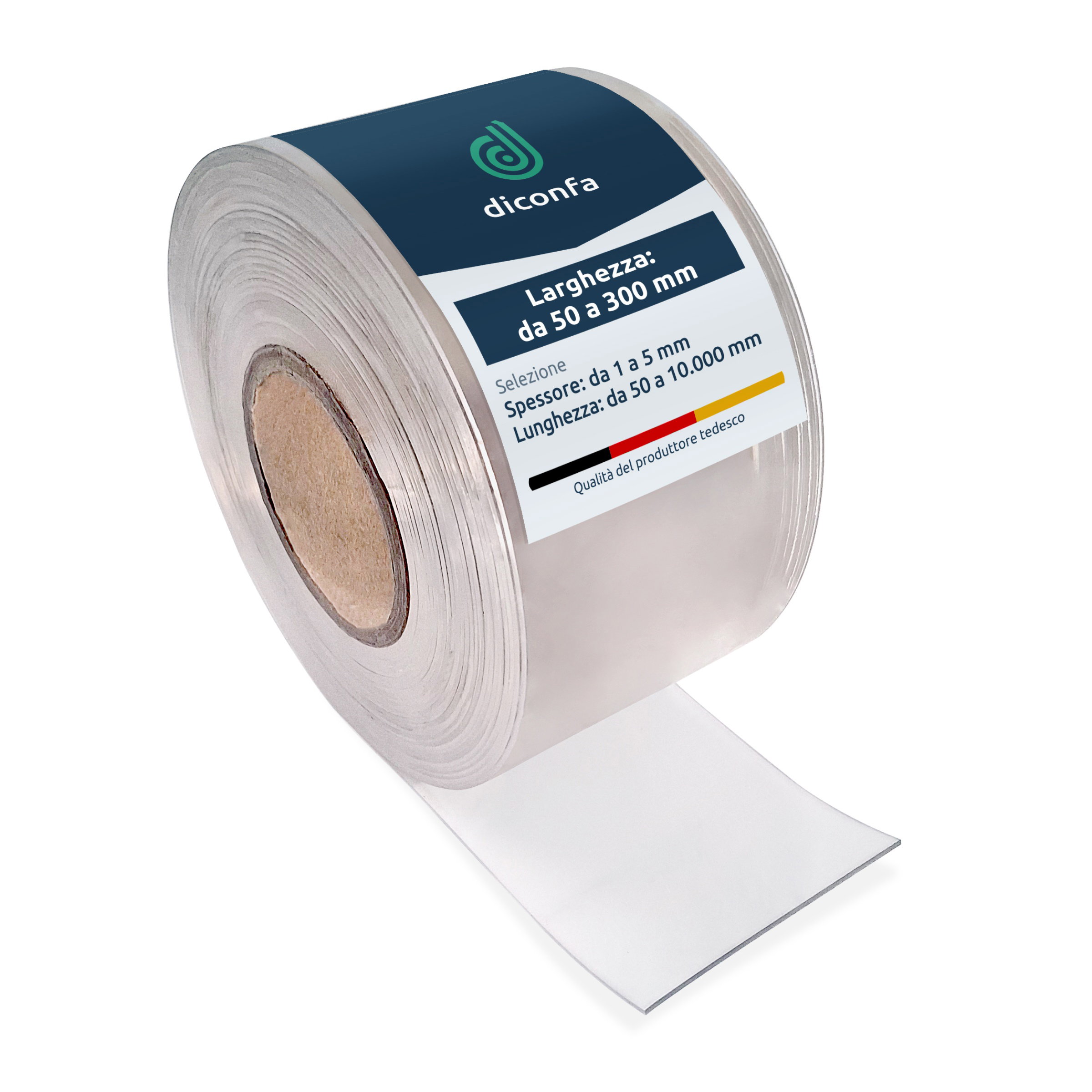 Strisce in PVC trasparente su misura