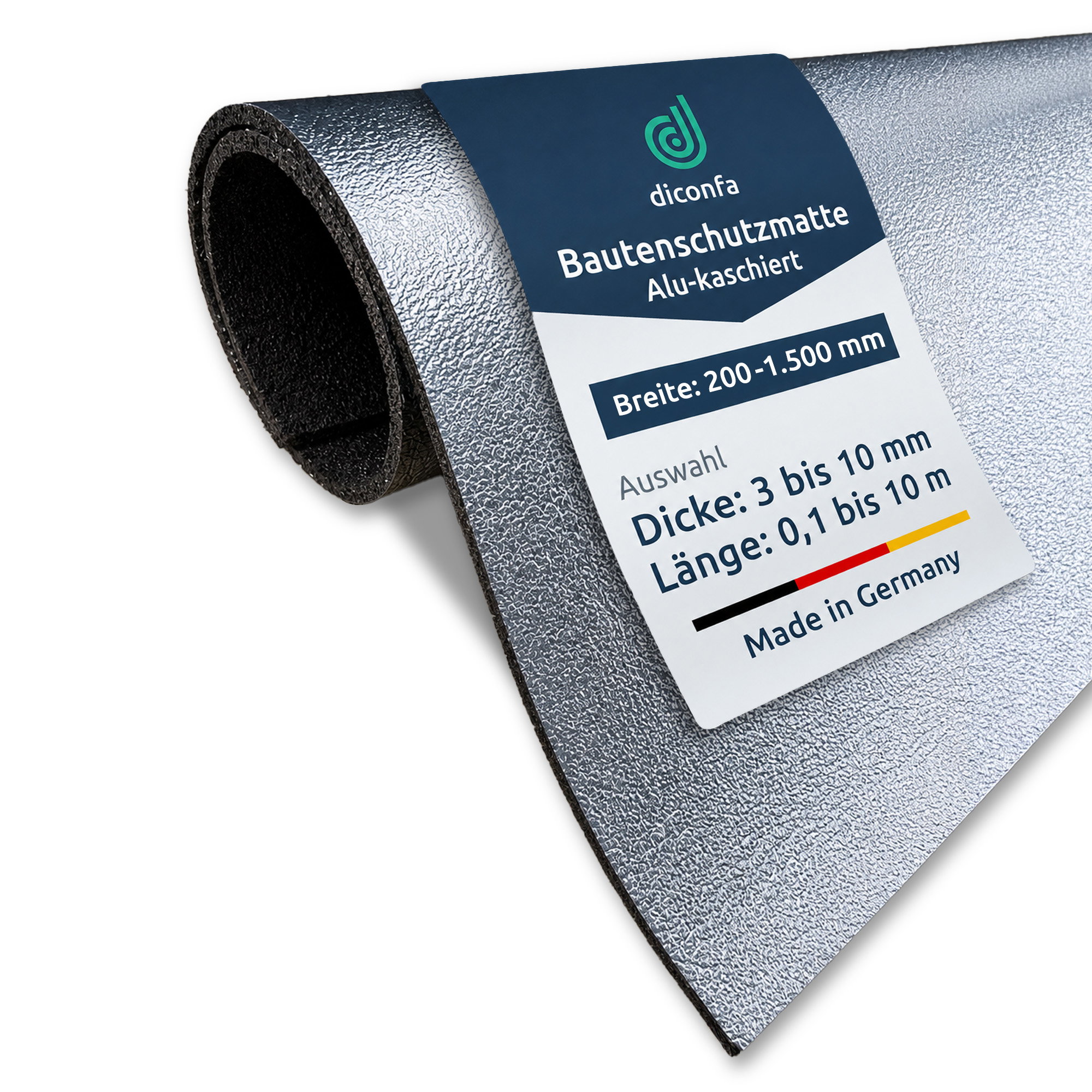 Tapis de protection construction laminée aluminium sur mesure