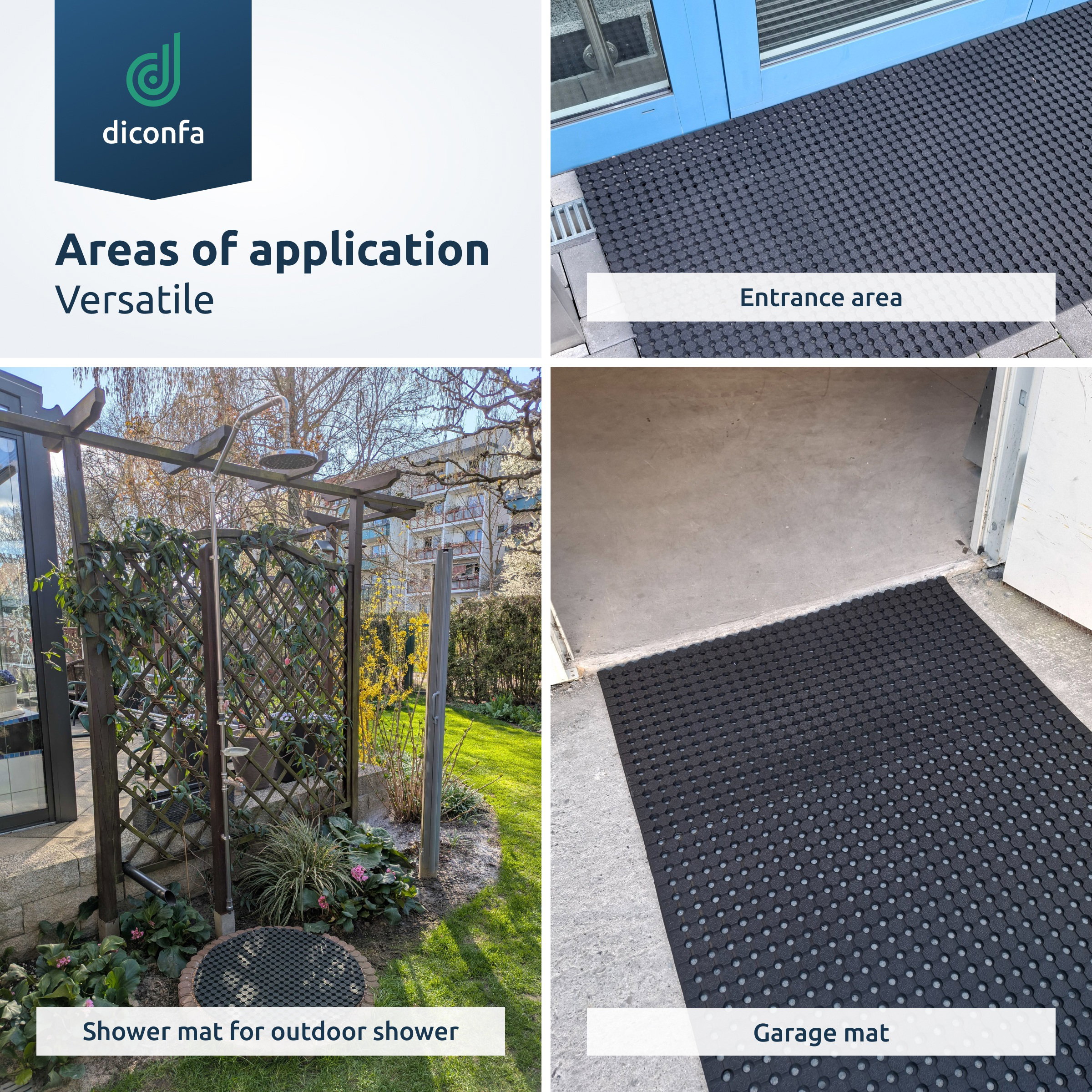 rubber hole mat - made to measure