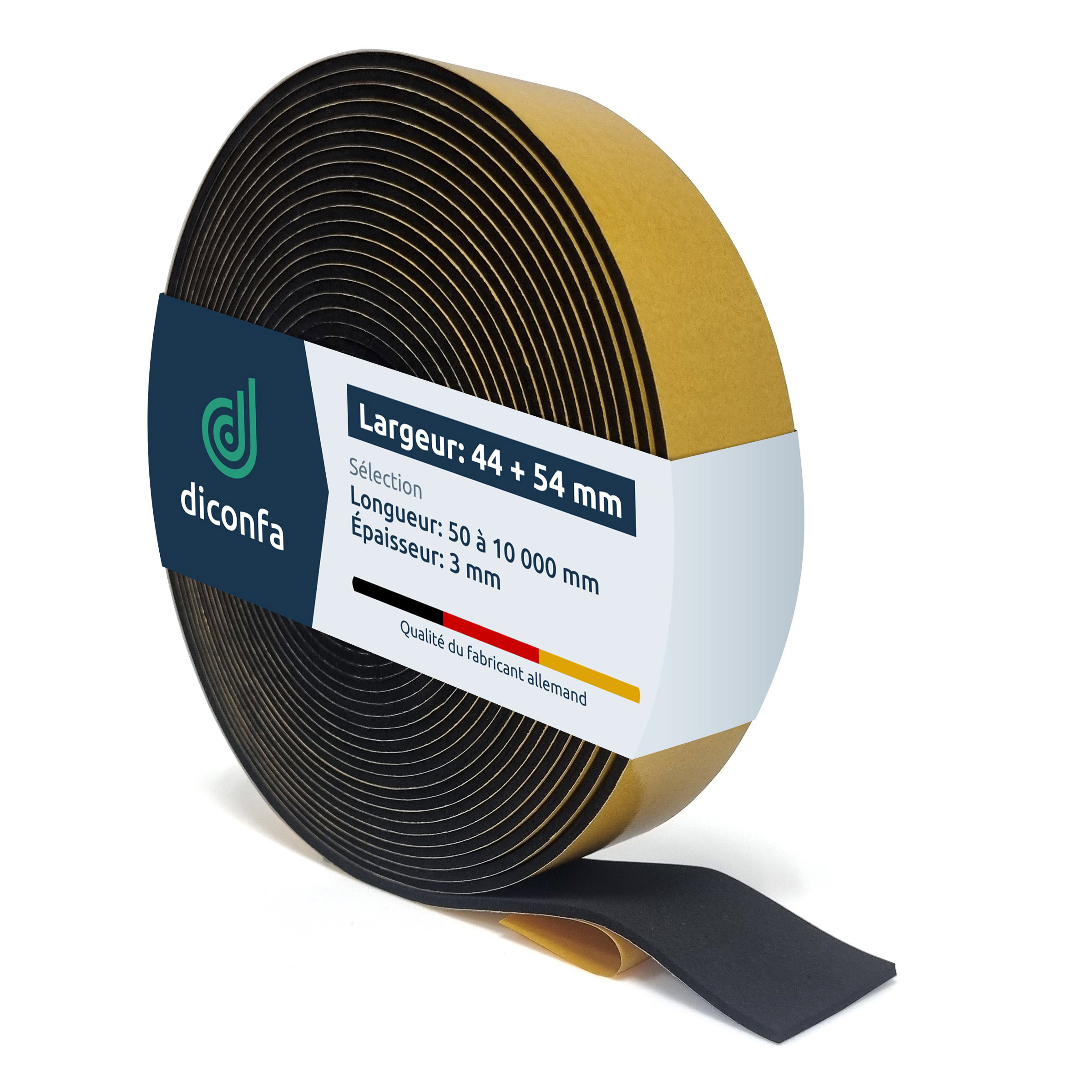 Joint pour fenêtre de toit diconfa noir sur mesure - compatible avec VELUX