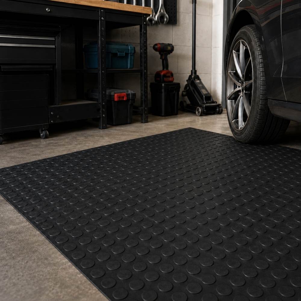 Gummimatten Boden Garage Noppenmatte
