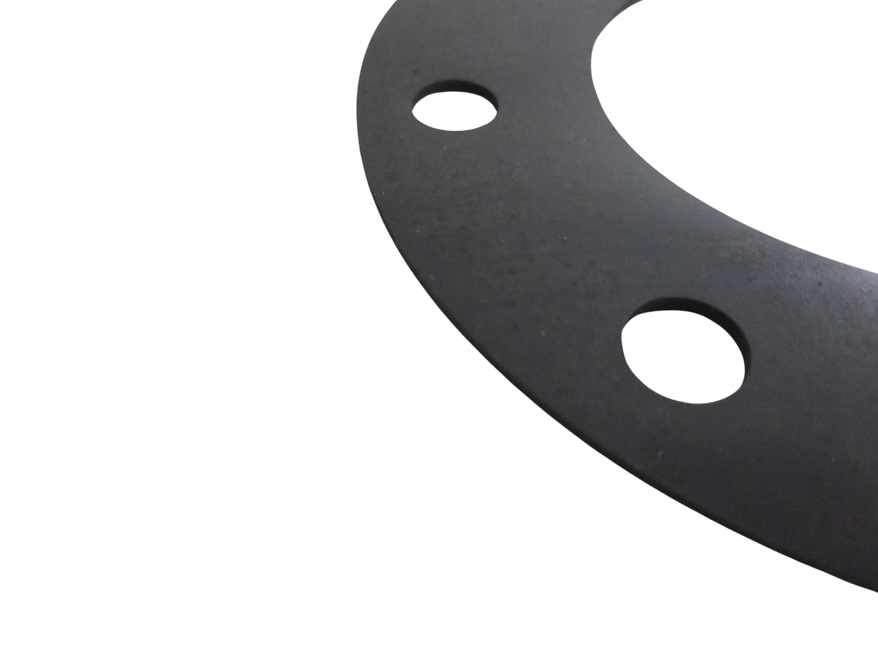 EPDM/SBR Flanschdichtung mit Löchern 3 mm stark