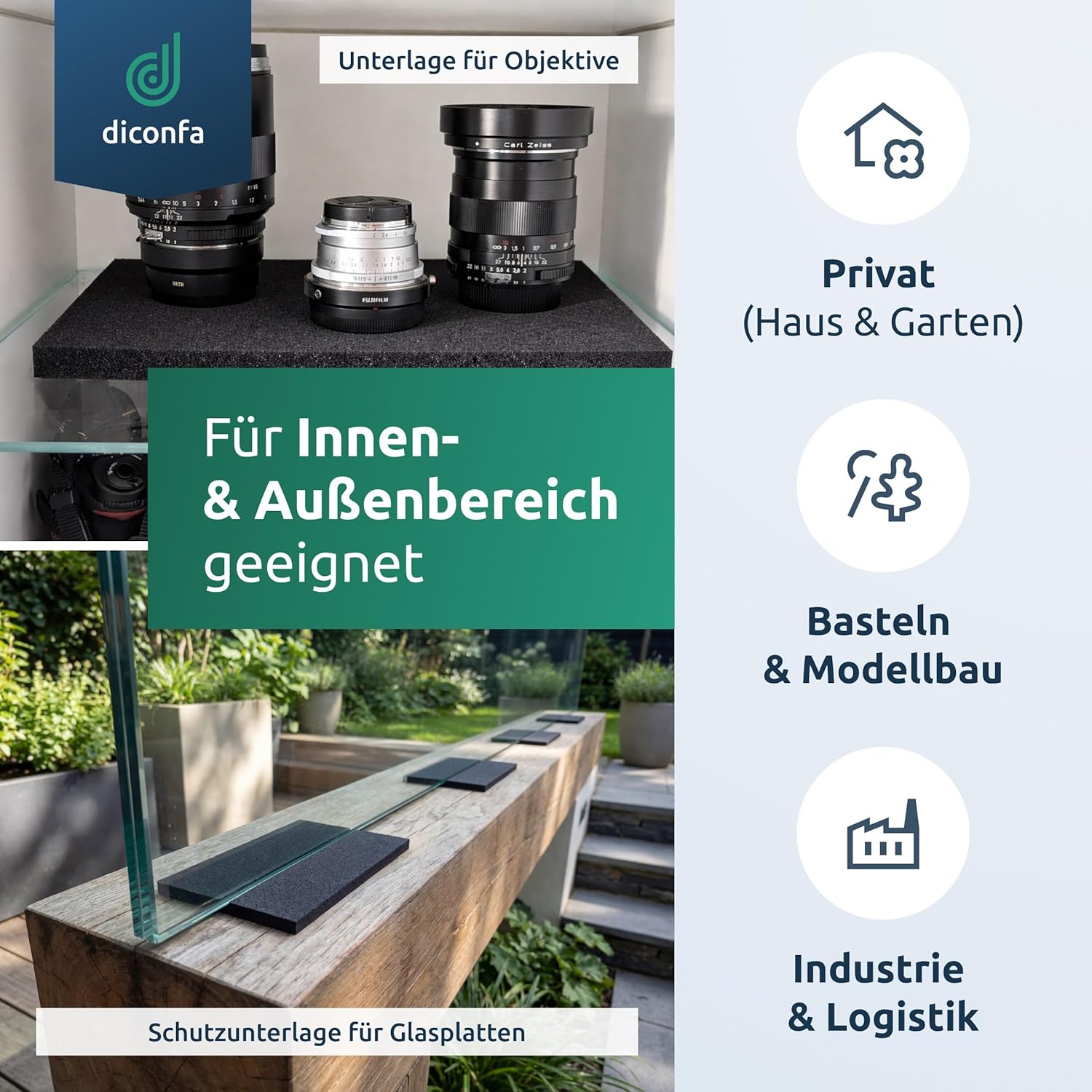 Zellkautschuk EPDM Schaumstoffplatte verschiedene Größen