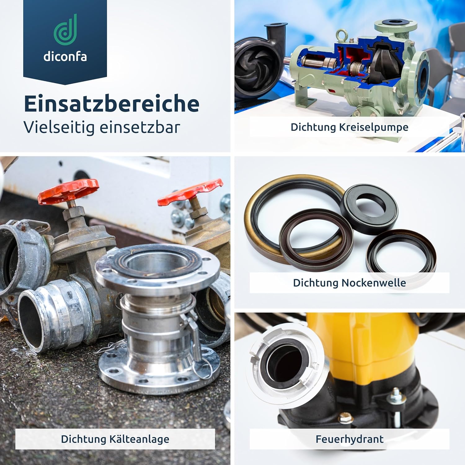 Joint plat en caoutchouc EPDM 3 mm DIN 2690 avec homologation pour eau potable