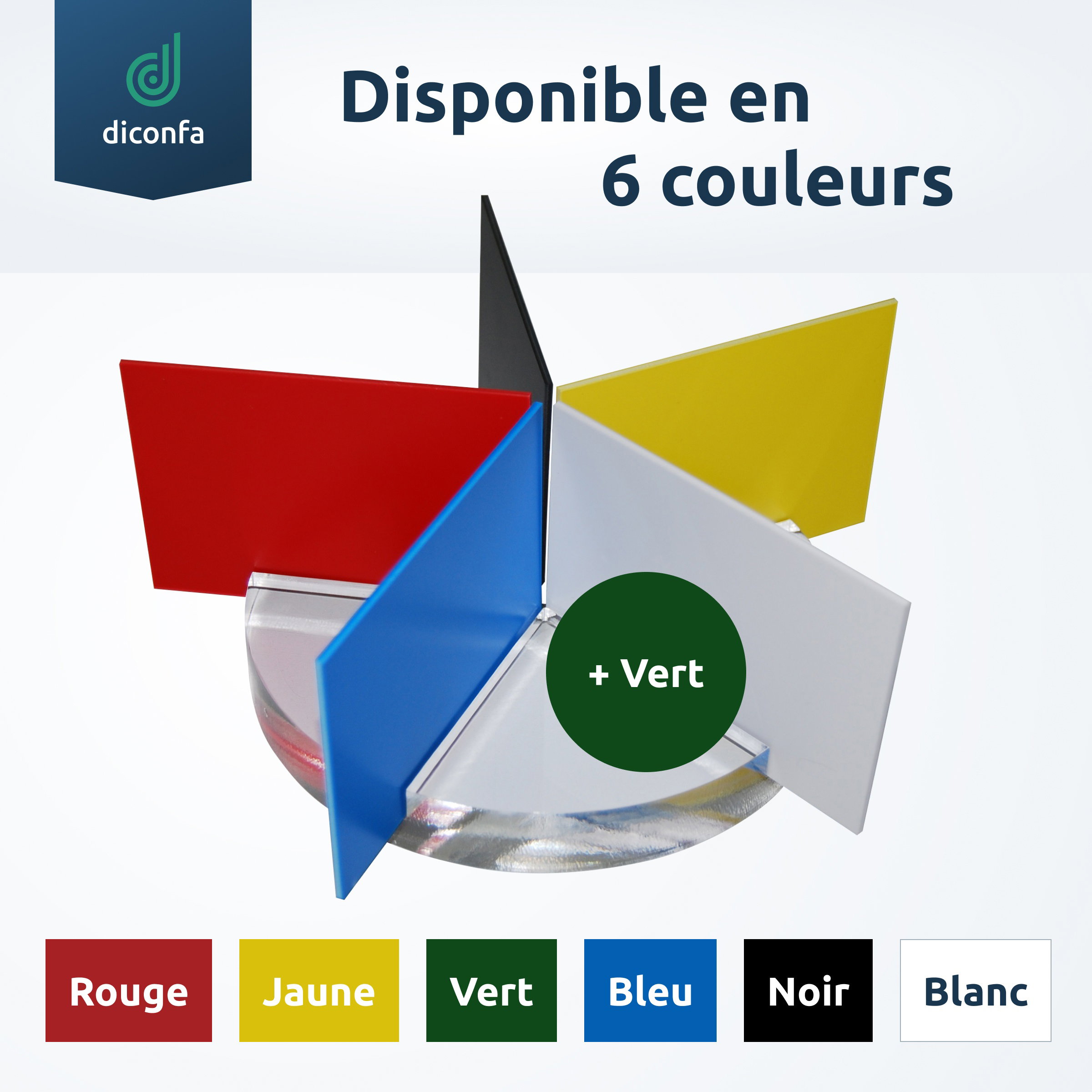 plaque en plastique polystyrène blanc