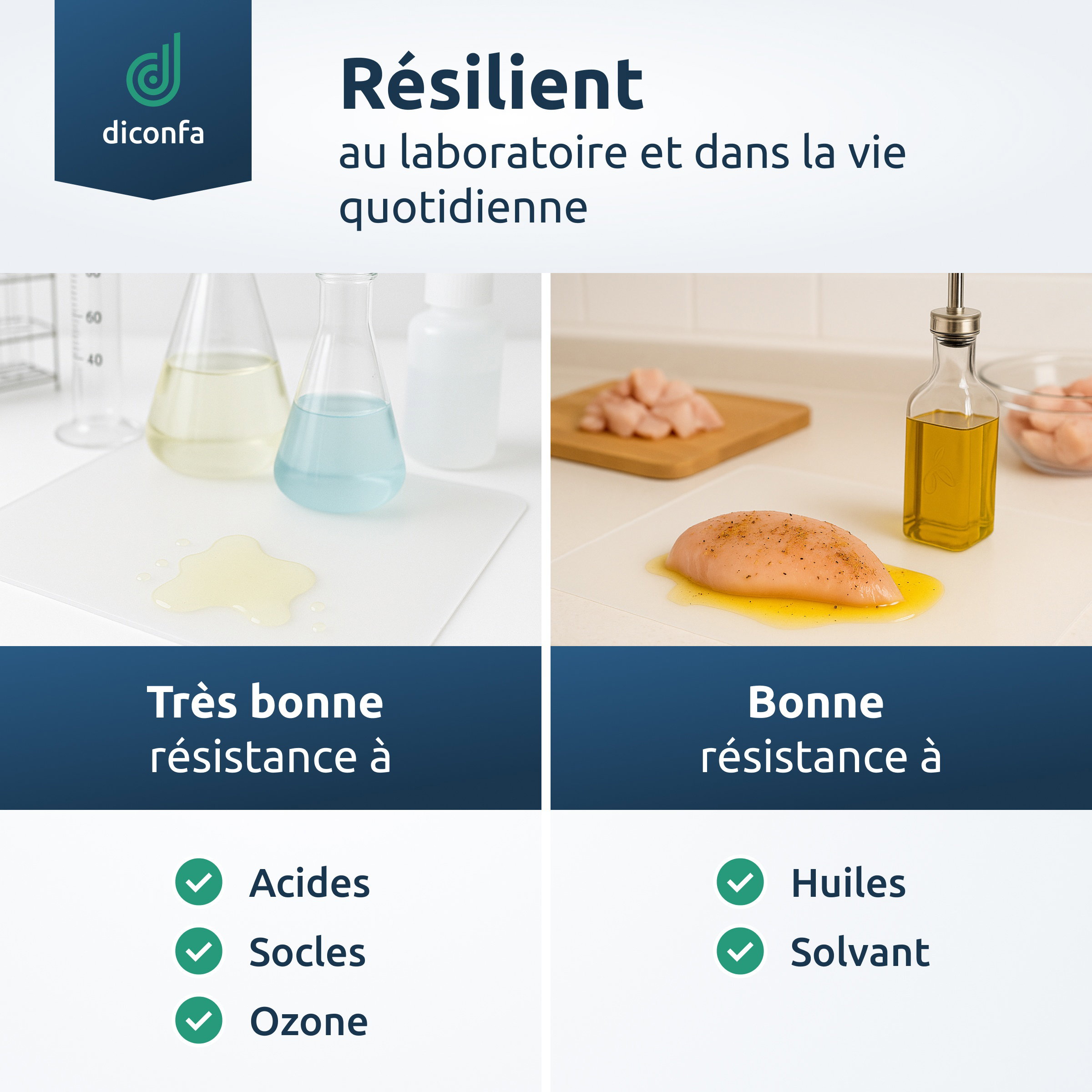 Plaque en silicone diconfa sur mesure