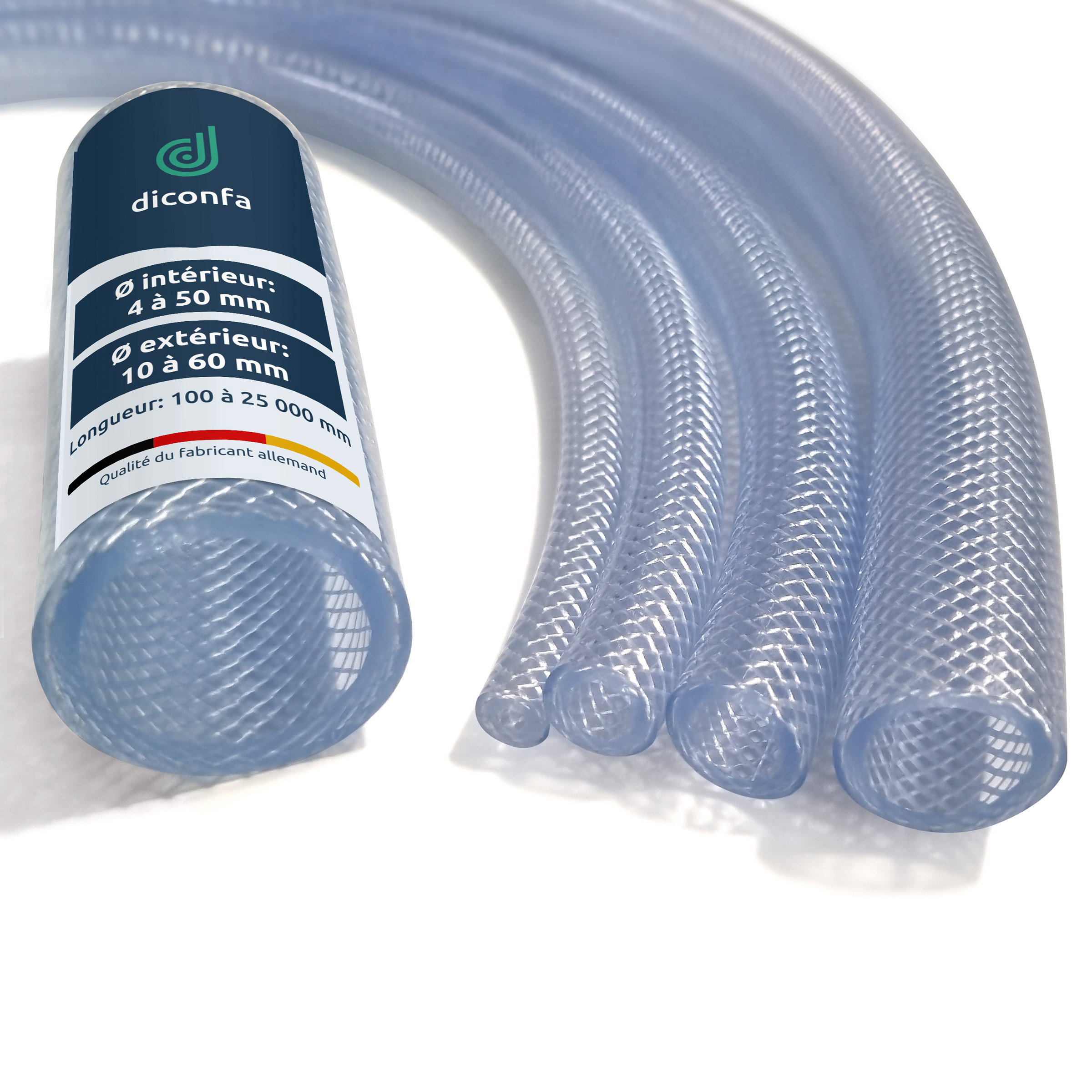 tuyau PVC armé sur mesure