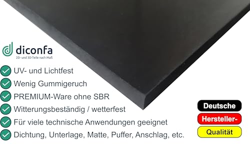Tappetino in gomma RUNDE PROFILINE - EPDM - su misura
