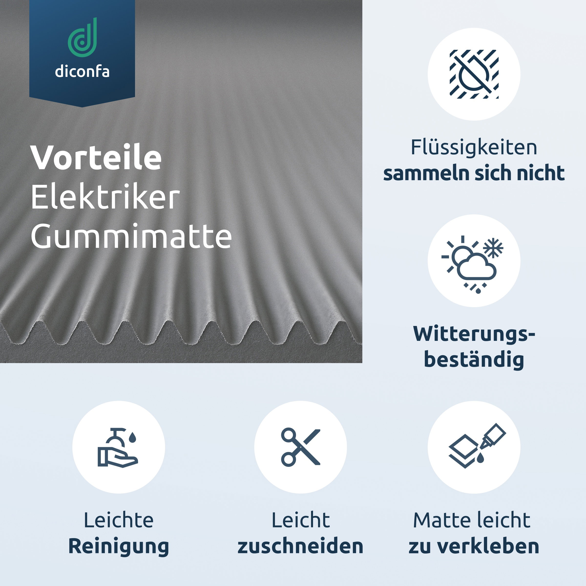 Profiline Isoliermatte VDE 4,5 mm grau bis 50.000 Volt