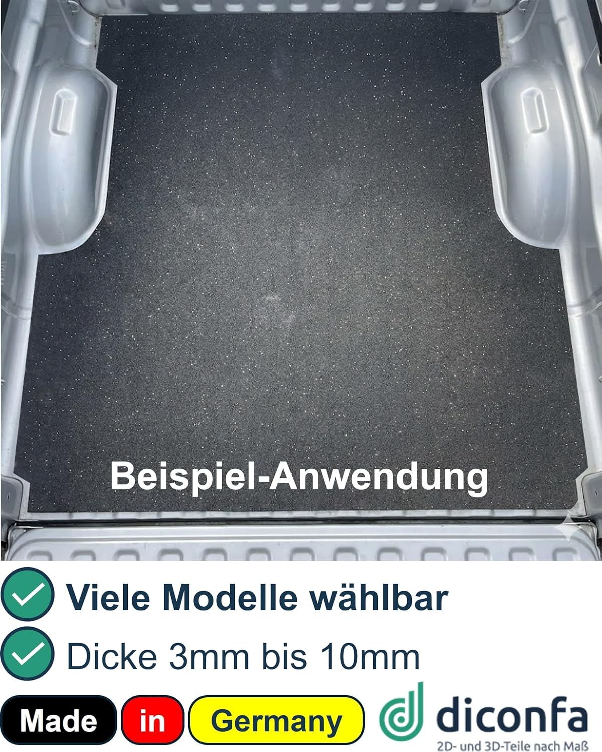 Pickupmatte Mercedes X-Klasse mit Laderaumwanne