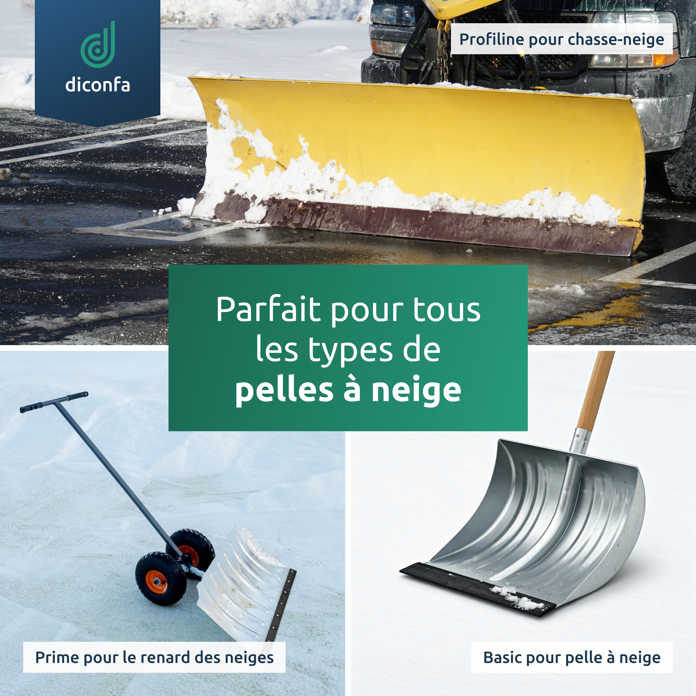 Bande racleuse diconfa Basic sur mesure